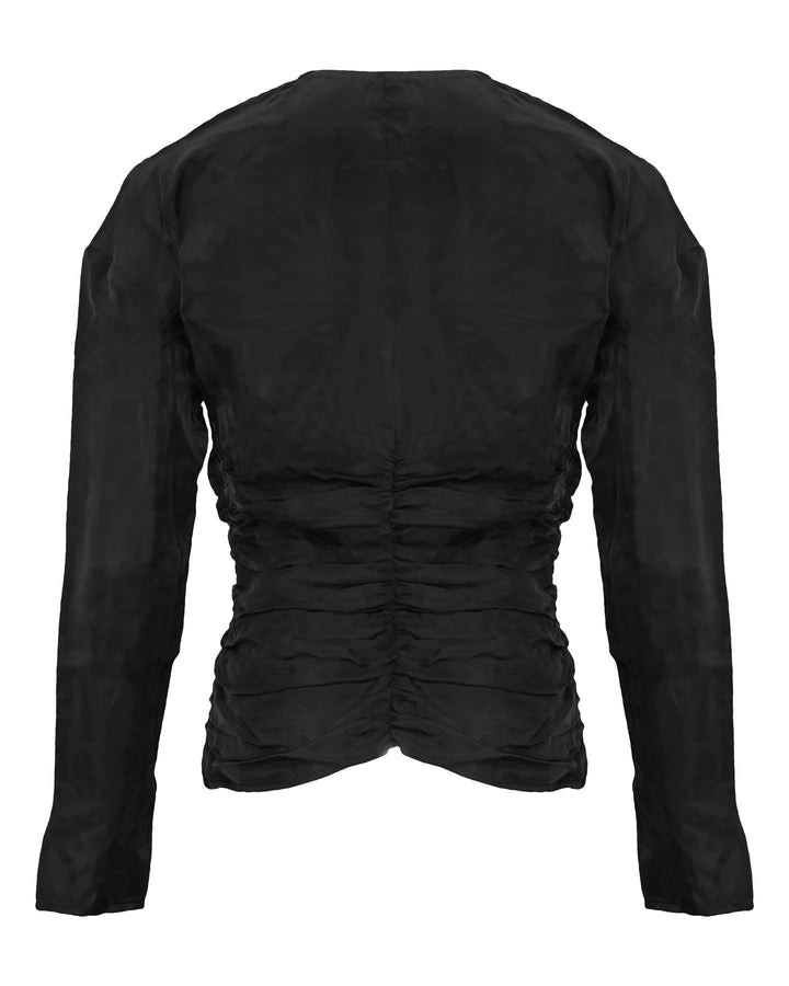Hilary MacMillan - Ruched Keyhole Top