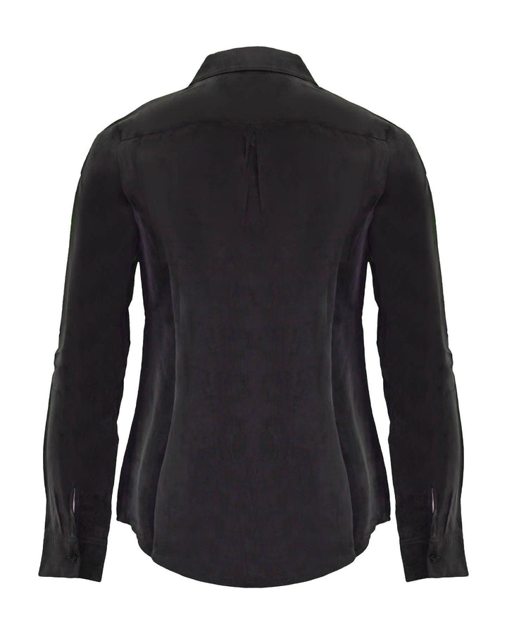 Hilary MacMillan - Signature Cupro Blouse Black
