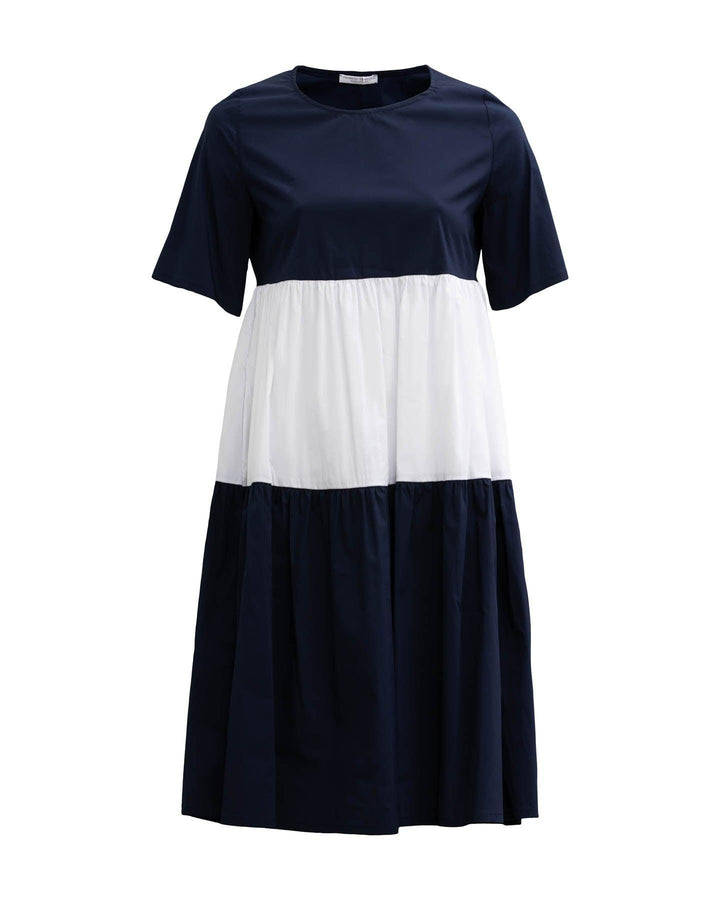 Hubert Gasser - Baby Doll Color Block Dress