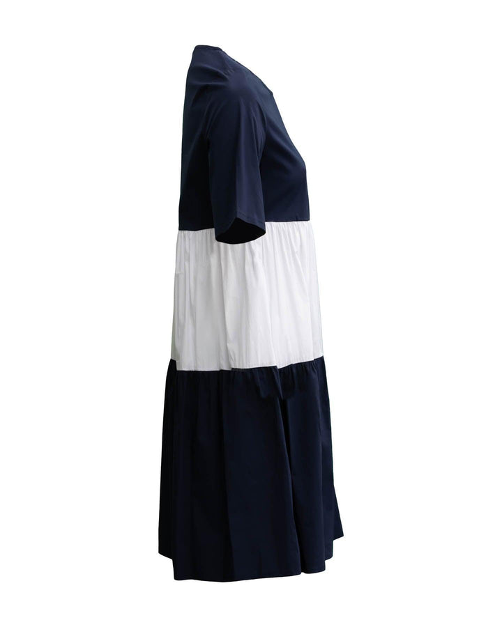 Hubert Gasser - Baby Doll Color Block Dress