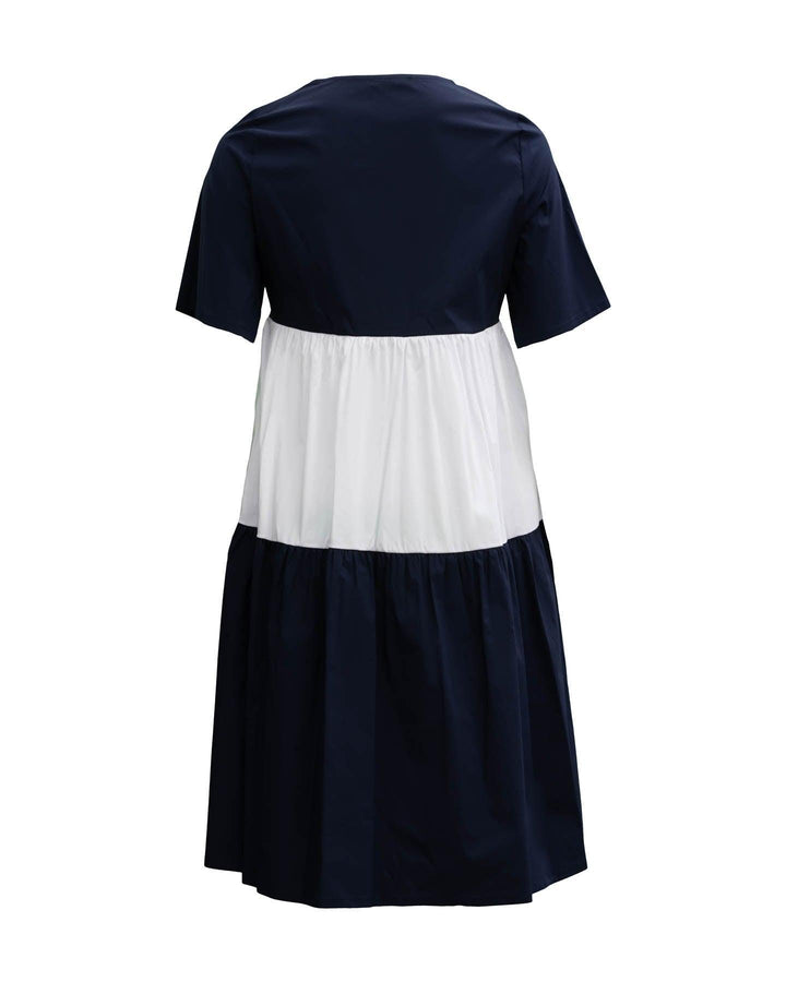 Hubert Gasser - Baby Doll Color Block Dress