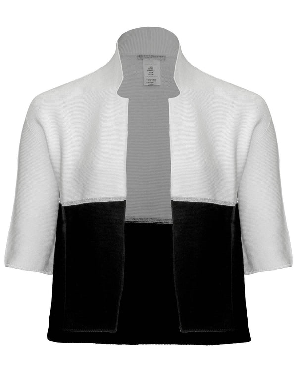 Hubert Gasser - Bolero Cardigan Colorblock with Lurex