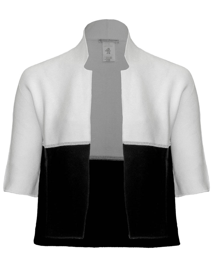 Hubert Gasser - Bolero Cardigan Colorblock with Lurex