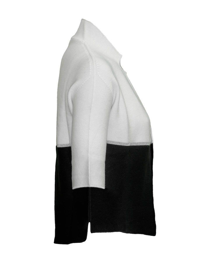 Hubert Gasser - Bolero Cardigan Colorblock with Lurex