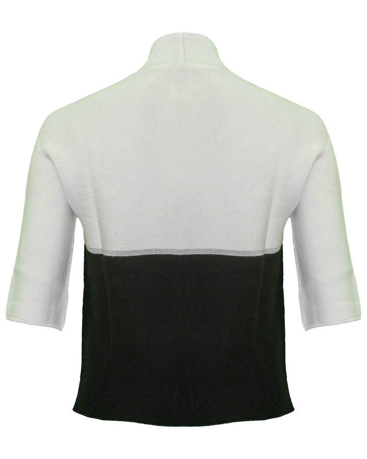 Hubert Gasser - Bolero Cardigan Colorblock with Lurex