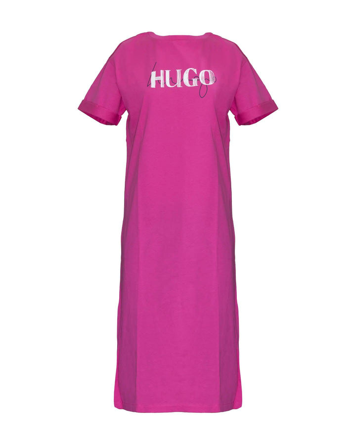 Hugo - Naily Logo T-Shirt Dress