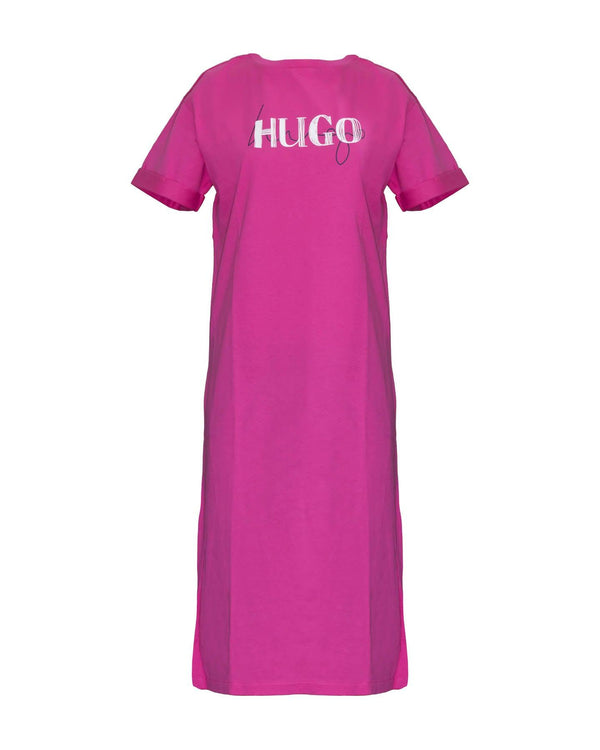 Hugo - Naily Logo T-Shirt Dress