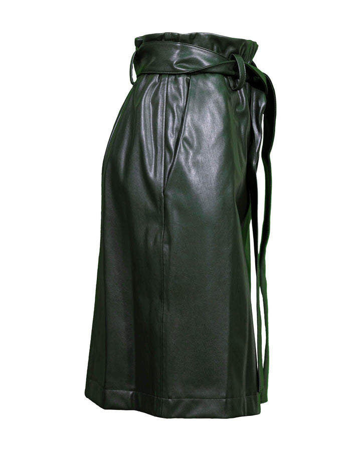 Hugo - Rakonis-1 Faux Leather Skirt