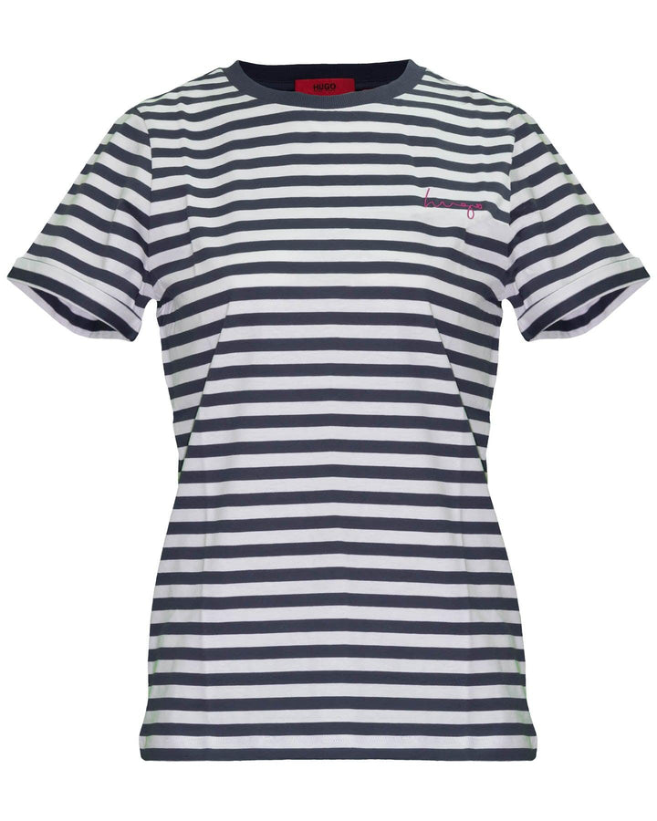 Hugo - Slim Tee10 Stripe T-Shirt