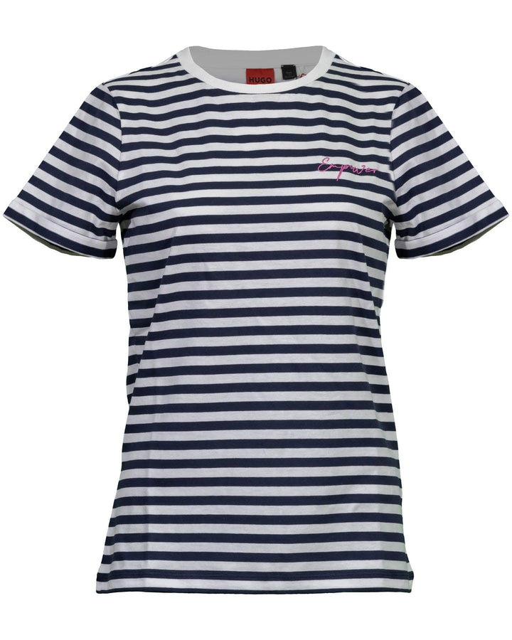 Hugo - Slim Tee16 Stripe T-Shirt