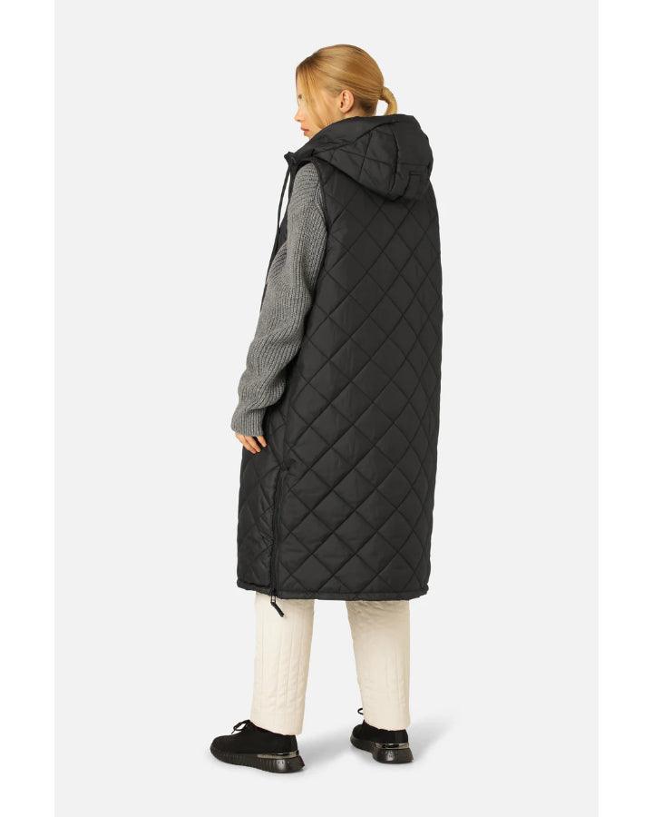 Ilse Jacobsen - Aerial02 Quilted Hooded Long Vest