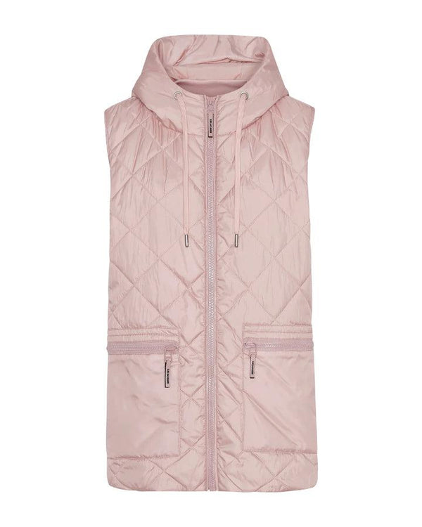 Ilse Jacobsen - Aerial04 Quilted Hooded Hip Length Vest
