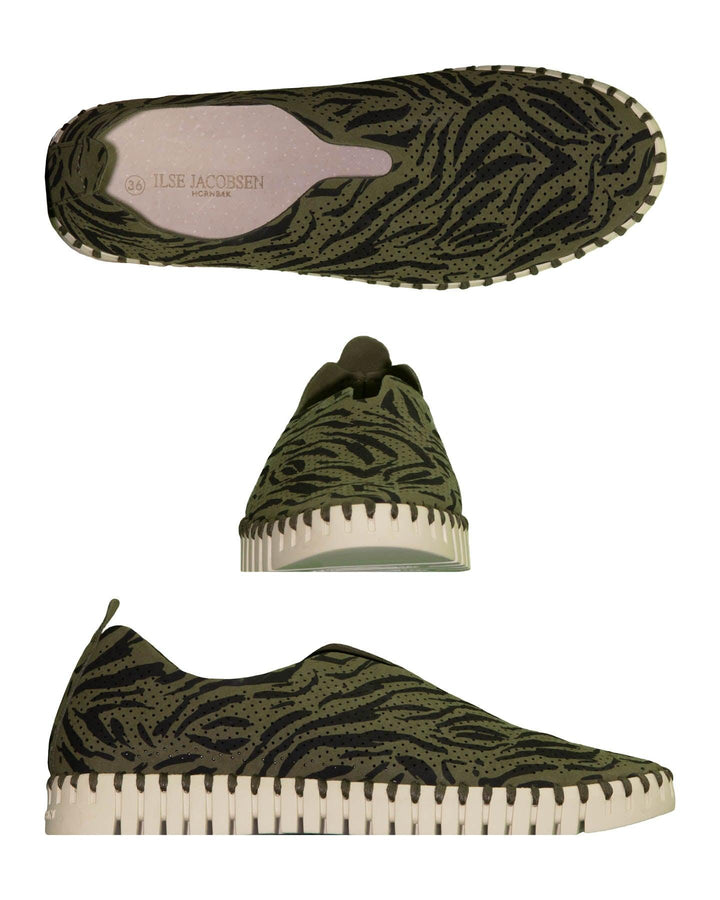 Ilse Jacobsen - Tulip Zebra Print Slip-On Sneakers