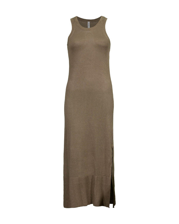 Iris - Crew Neck Maxi Dress