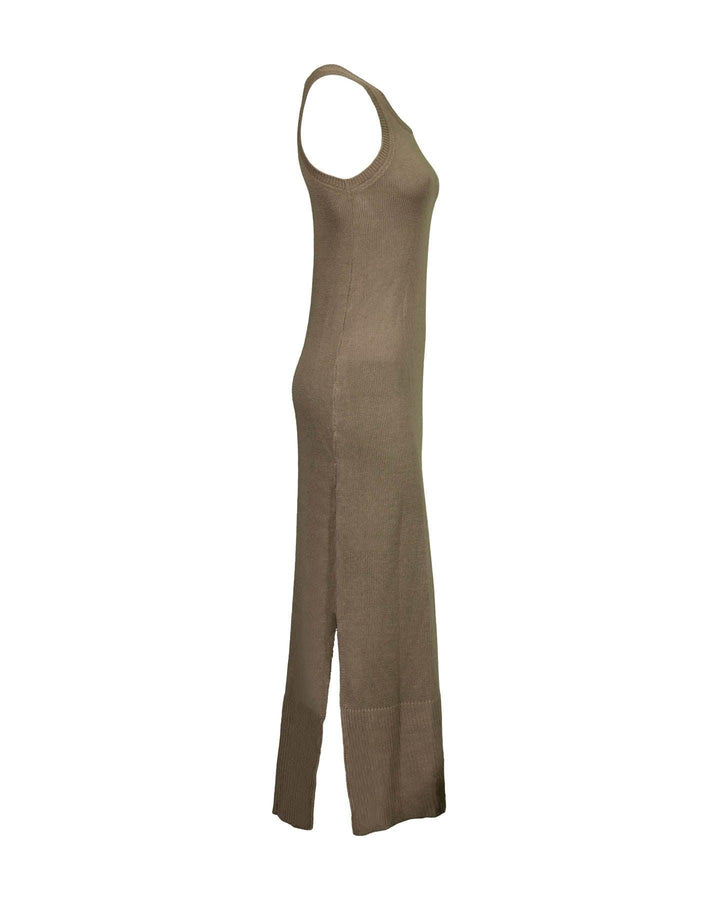 Iris - Crew Neck Maxi Dress