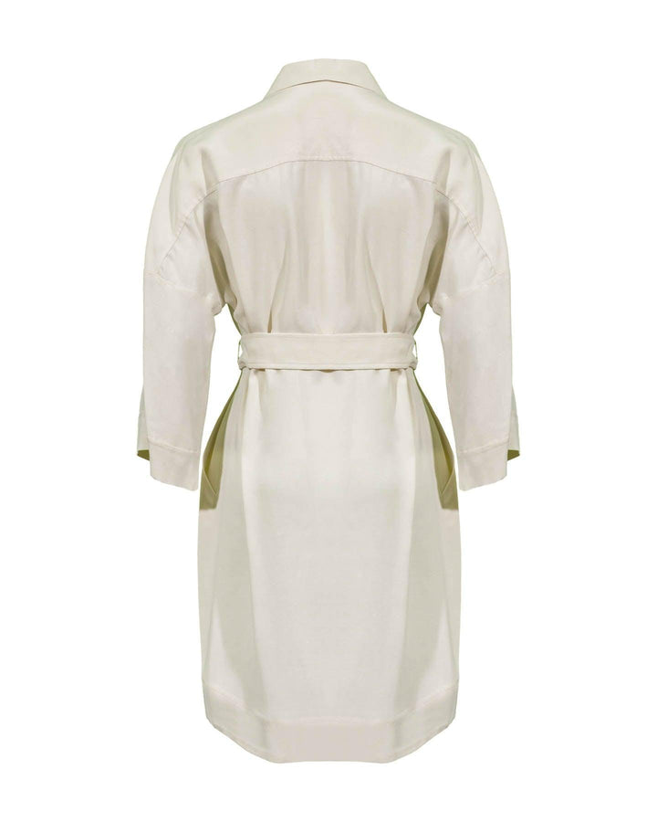 Iris - Half Button Shirt Dress