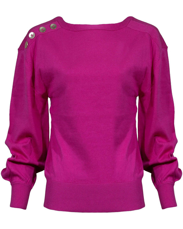 Iris - Long Puff Sleeve Pullover