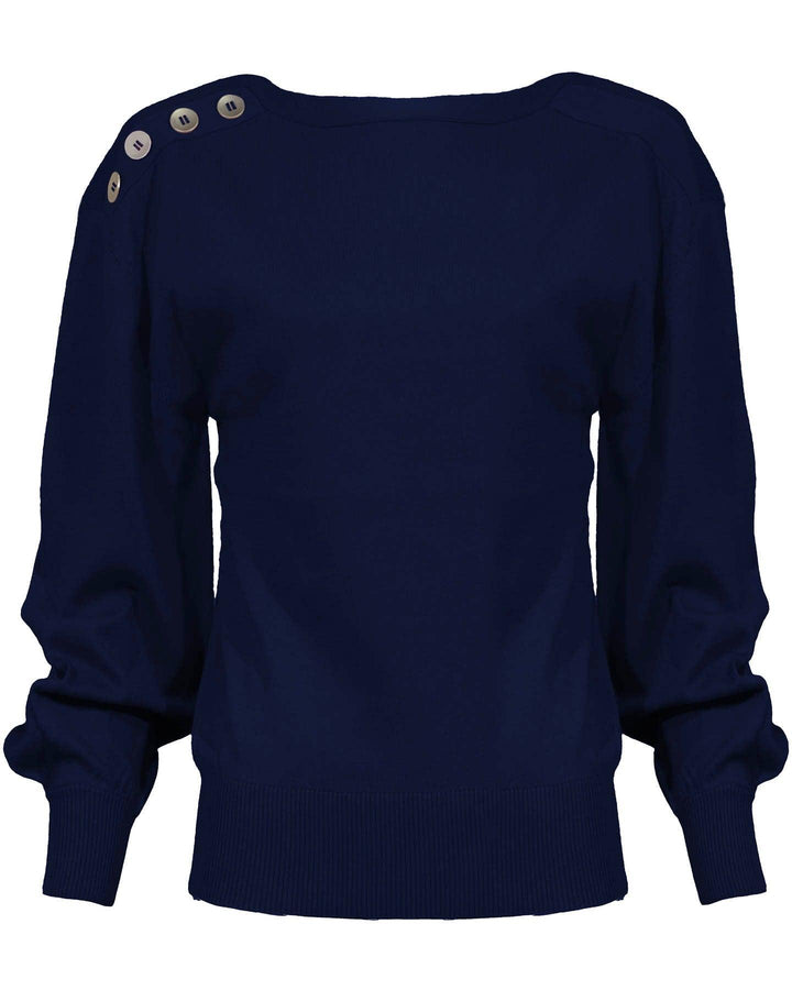 Iris - Long Puff Sleeve Pullover