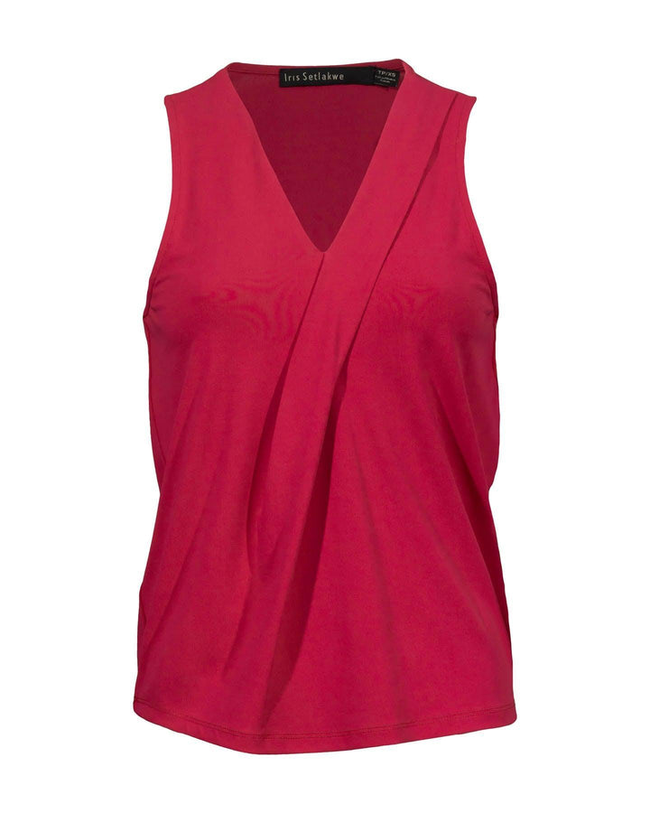 Iris - Neck Pleat Tank Top