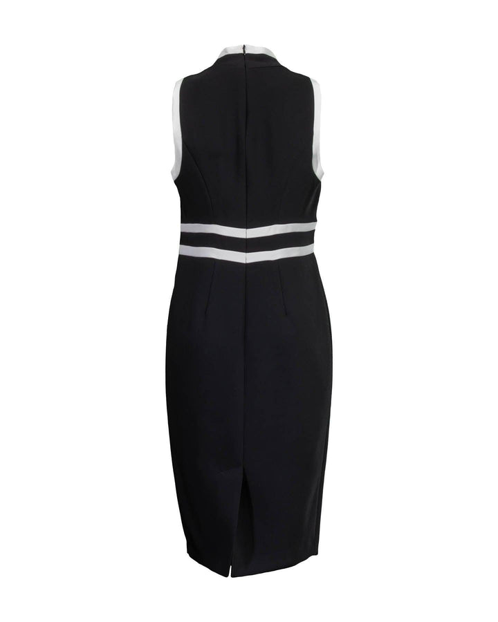 Iris - Sleeveless Contrast Trim Dress