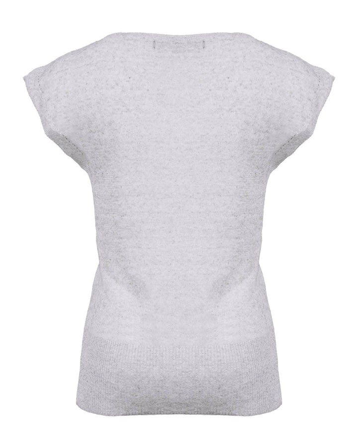 Iris - V-Neck Cap Sleeve Top