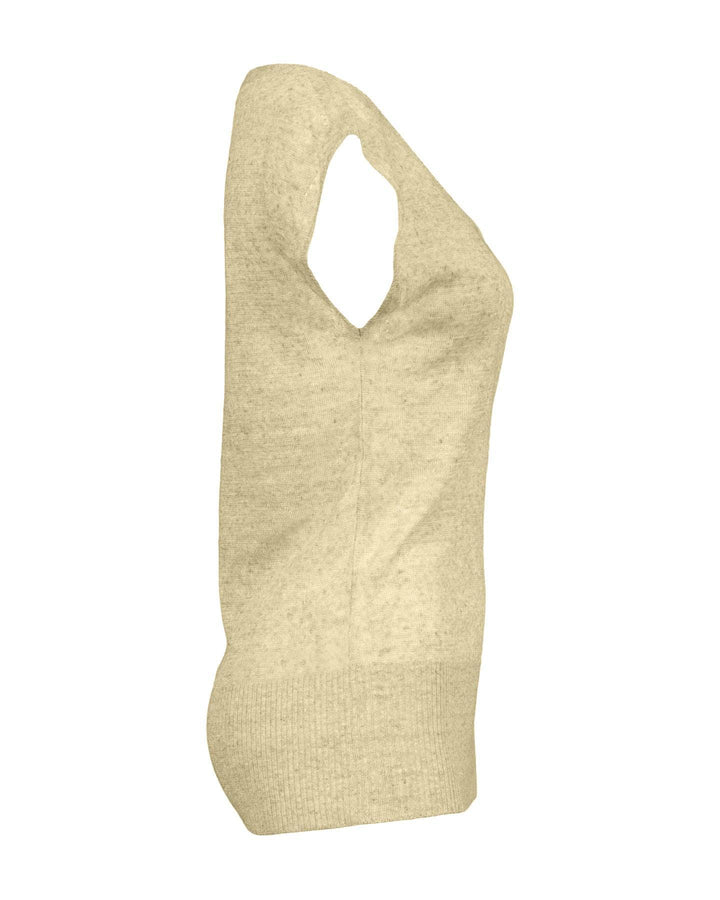 Iris - V-Neck Cap Sleeve Top