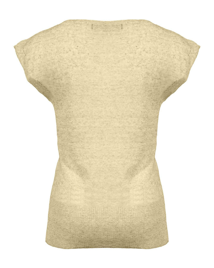 Iris - V-Neck Cap Sleeve Top