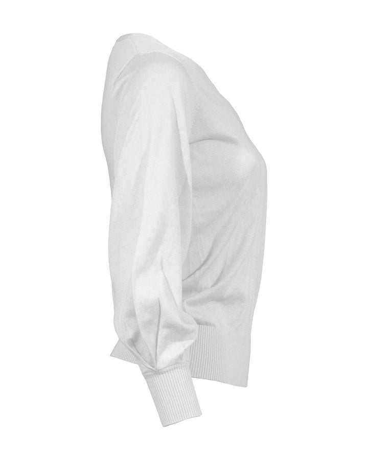 Iris - V-Neck Puff Sleeve Pullover
