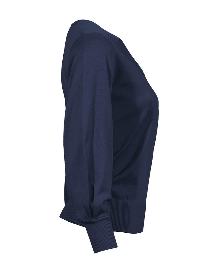 Iris - V-Neck Puff Sleeve Pullover