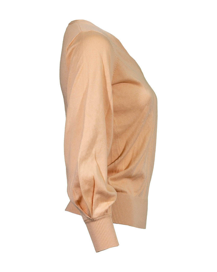 Iris - V-Neck Puff Sleeve Pullover