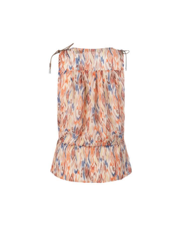 Iris - Wrap Drawstring Top