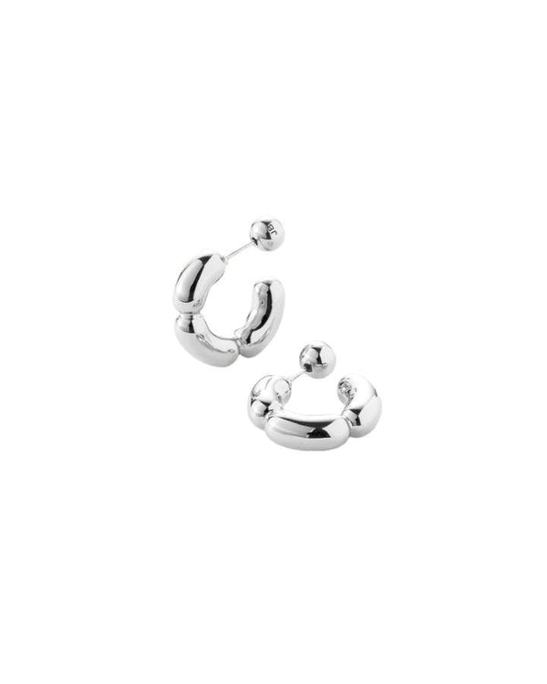 JENNY BIRD - Ballon Link Hoops Small Silver