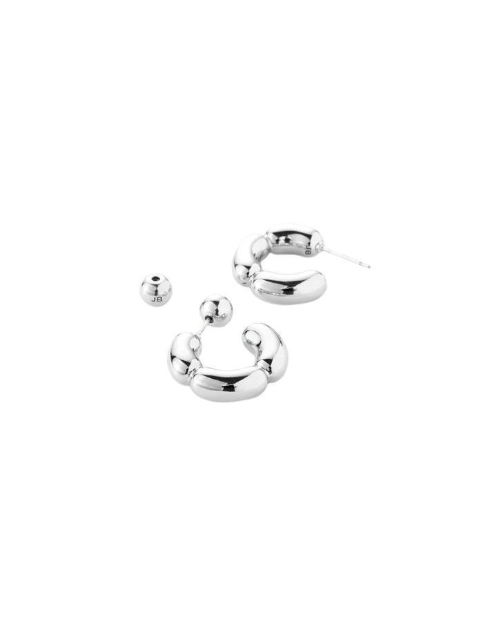 JENNY BIRD - Ballon Link Hoops Small Silver