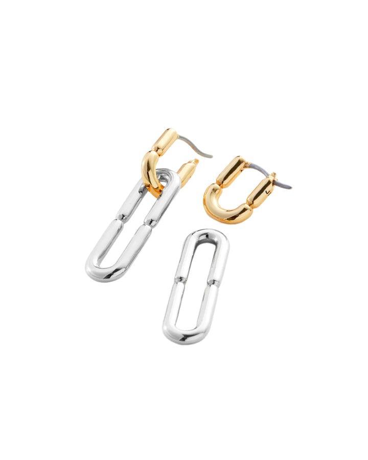 JENNY BIRD - Balloon Link Detachable Two Tone Earrings