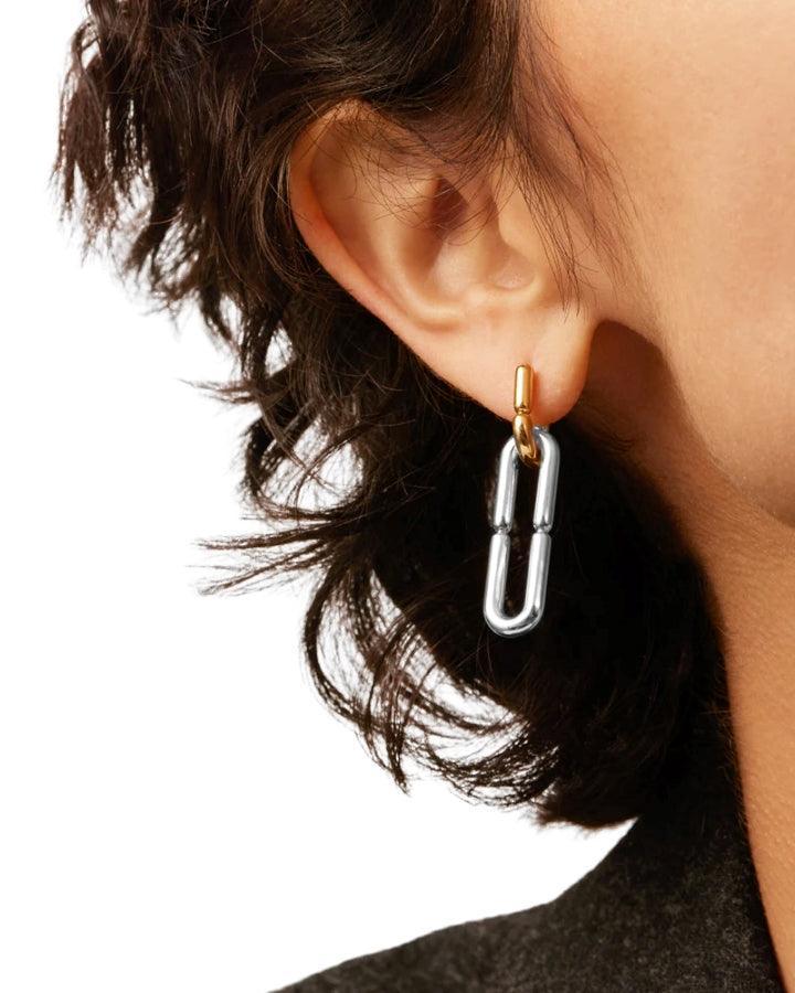 JENNY BIRD - Balloon Link Detachable Two Tone Earrings