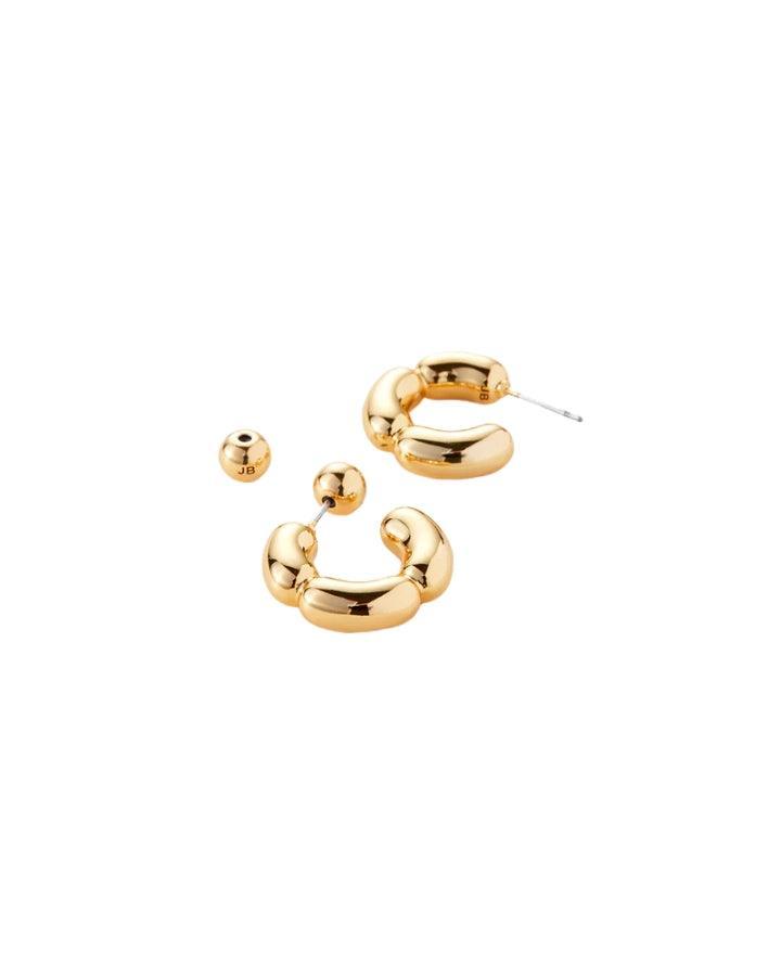 JENNY BIRD - Balloon Link Hoops Small Gold
