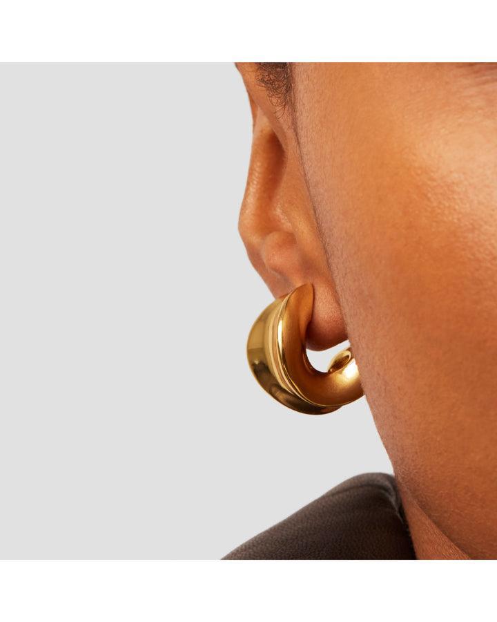 JENNY BIRD - Chunky Doune Hoops Gold