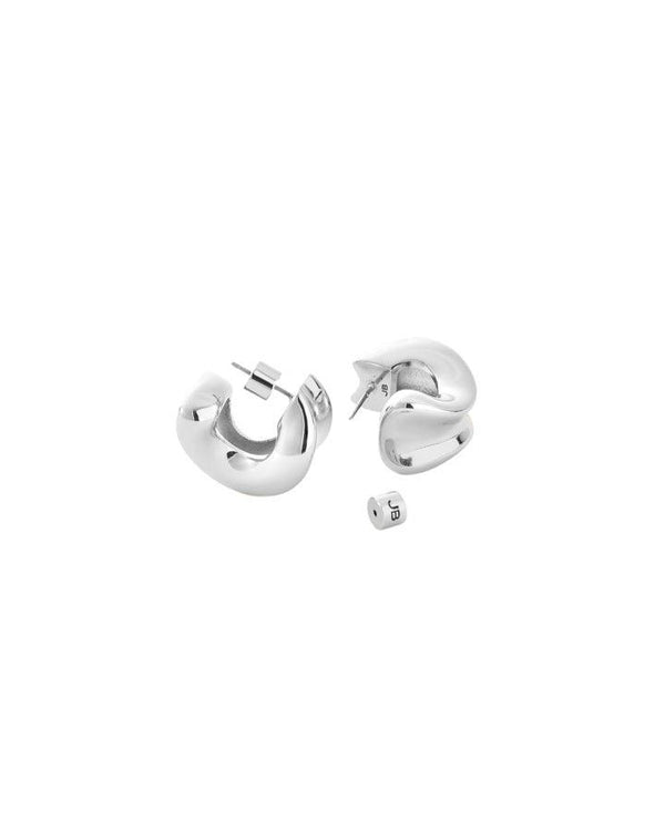 JENNY BIRD - Chunky Doune Hoops Silver