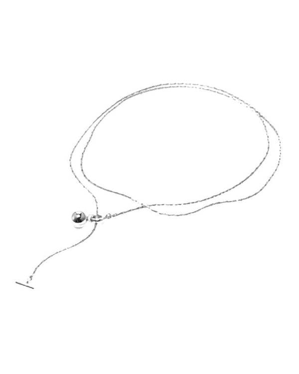 Jenny Bird - Constance Wrap Silver Necklace