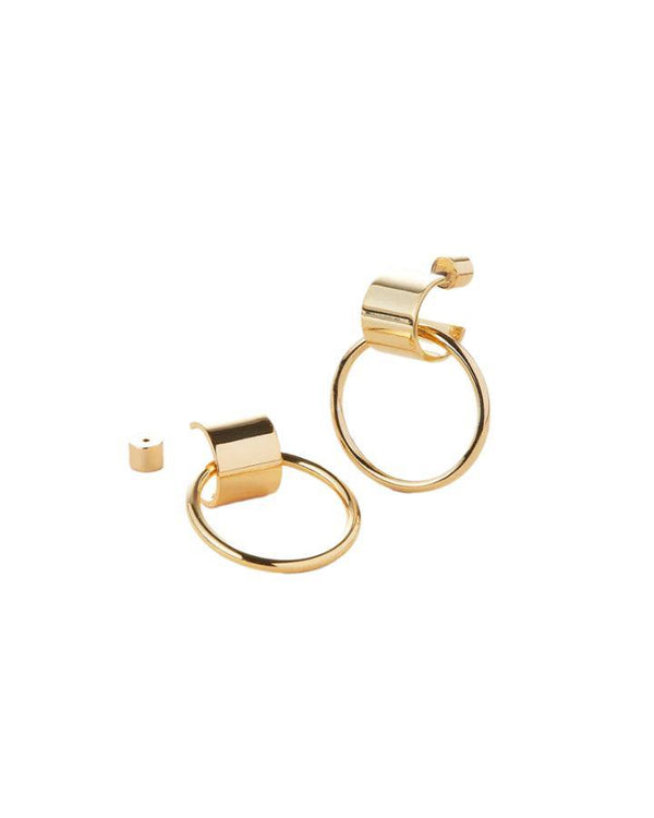 JENNY BIRD - Faye Knockers Earrings Gold