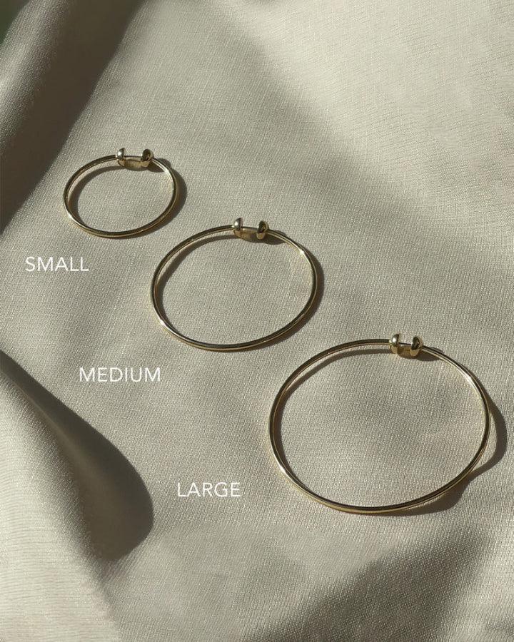 Jenny Bird - Icon Hoops Small Gold