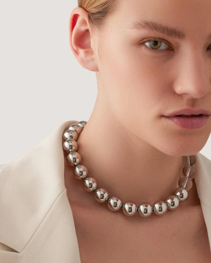 Jenny Bird - Lyra Necklace Rhodium