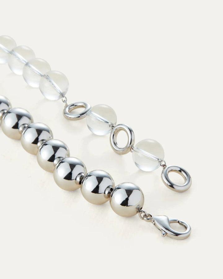 Jenny Bird - Lyra Necklace Rhodium