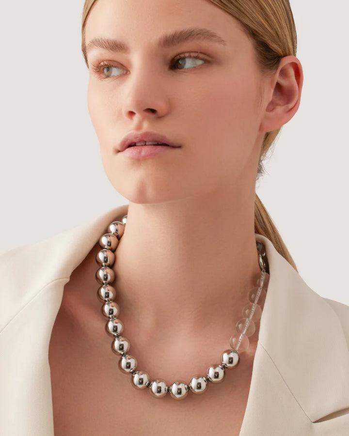 Jenny Bird - Lyra Necklace Rhodium