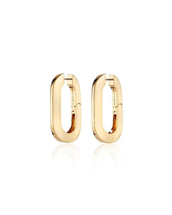 JENNY BIRD - Mega U-Link Earrings Gold