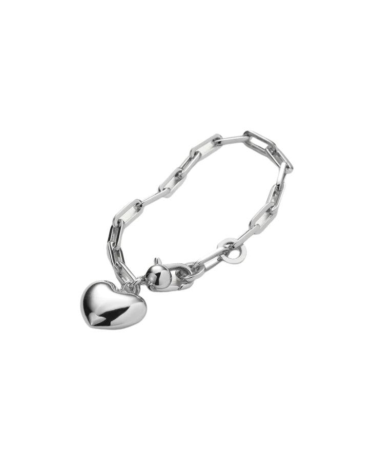 JENNY BIRD - Puffy Heart Silver Bracelet