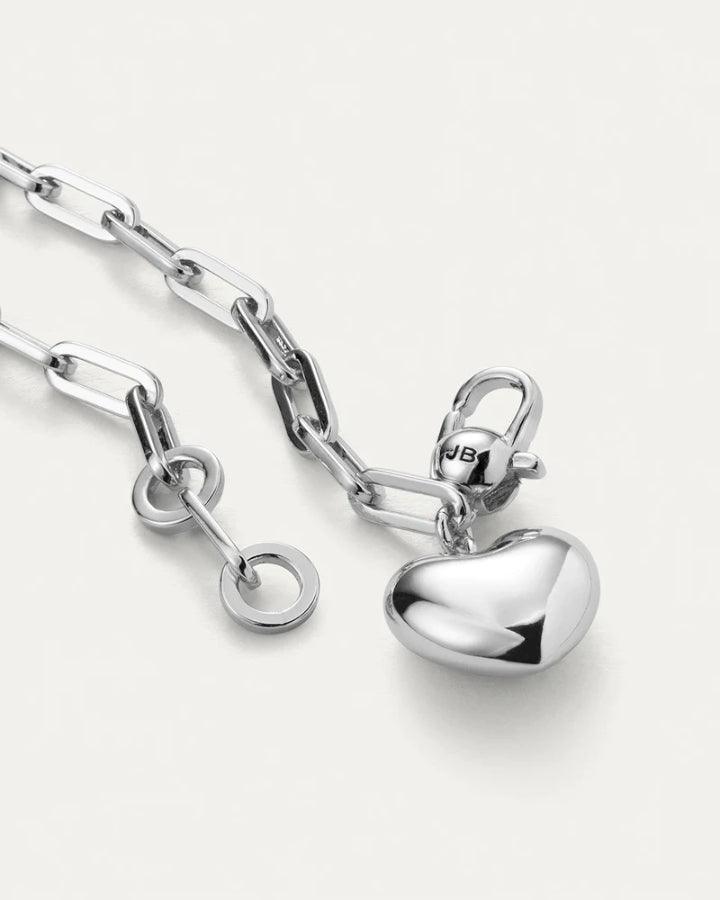 JENNY BIRD - Puffy Heart Silver Bracelet