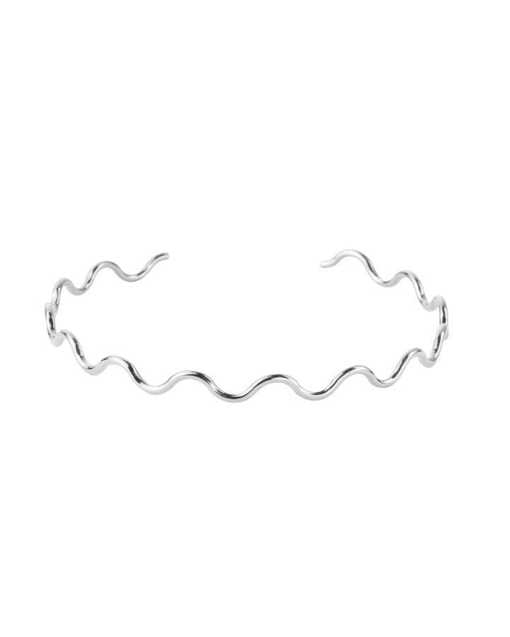 JENNY BIRD - Squiggle Choker Silver