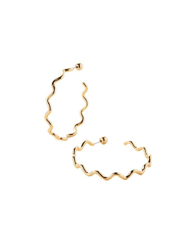 JENNY BIRD - Squiggle Hoops Gold