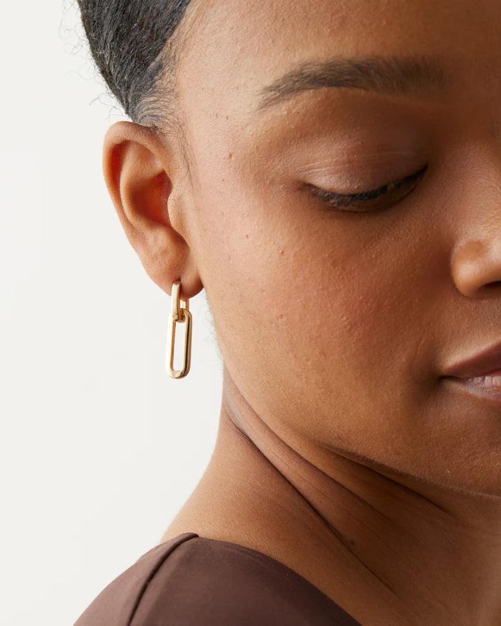 Jenny Bird - Teeni Detachable Link Gold Earrings